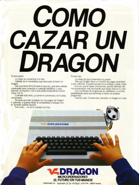 Anuncio de Eurohard - Como cazar un DRAGON