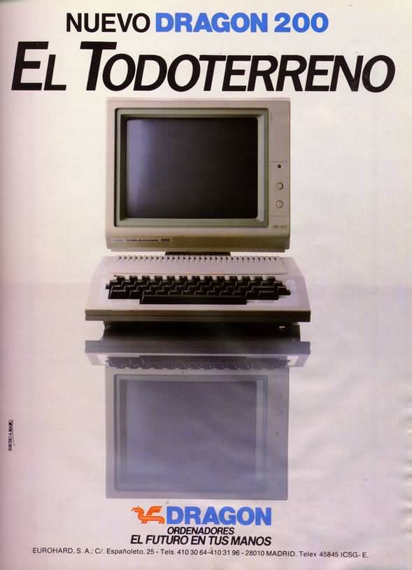 Anuncio de Eurohard del DRAGON 200